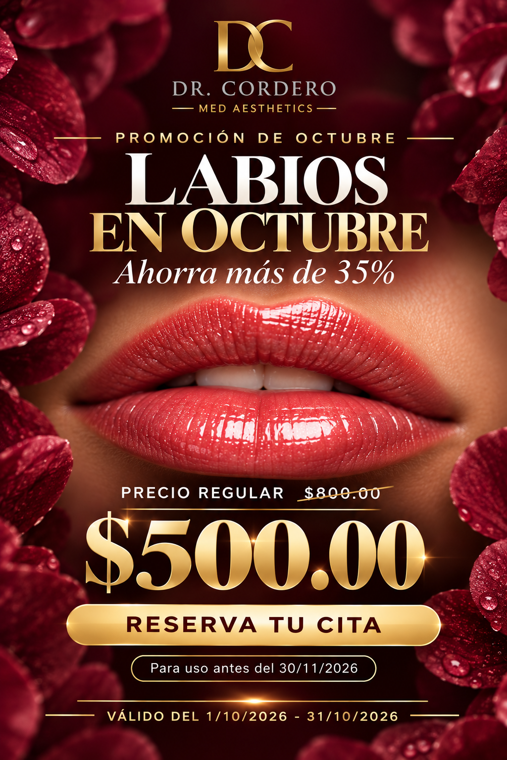 Promoción — Dr. Cordero Med Aesthetics