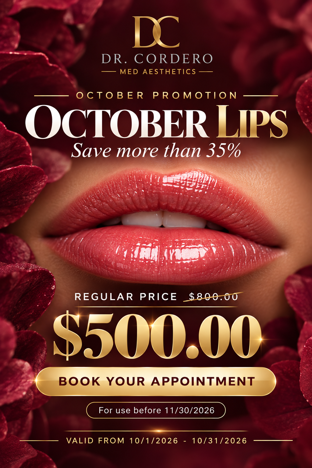 Promoción — Dr. Cordero Med Aesthetics